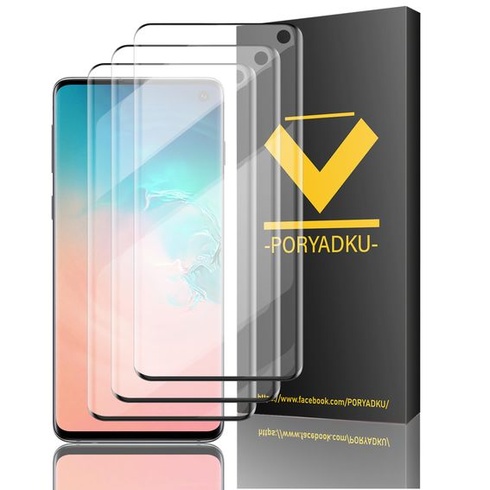 Ochranné tvrzené sklo pro Samsung Galaxy S10 5G (6,1 palce), balení 3 kusů, tvrdost 9H, odolné
