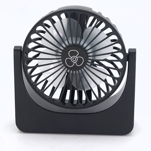 PALATALA stolný ventilátor, mini ventilátor, USB ventilátor s 3 rýchlosťami a 360 ° rotáciou,