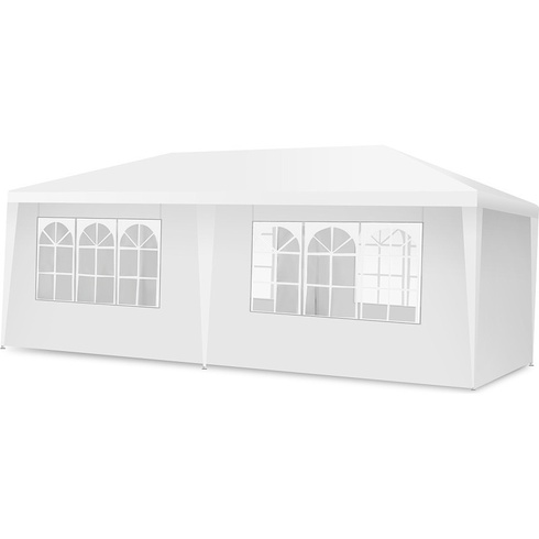 Záhradný pavilón OP3926WH, 3 x 6 m, biely - A