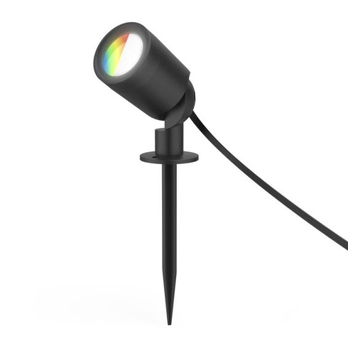 Predlžovacia záhradná lampa Hama (LED záhradný reflektor s bodcom do zeme, múdre vodotesné