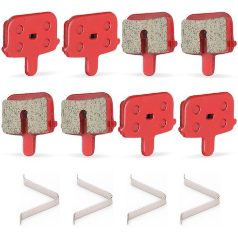 Brzdové doštičky na kolobežku, kovové 29,5 x 30 mm, vysoká brzdná sila. Brzdové doštičky na