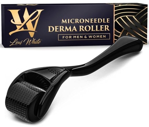 1,5mm Dermaroller, mikroihličkovací valček na fúzy, derma valček na vlasy, fúzy a pokožku, pre