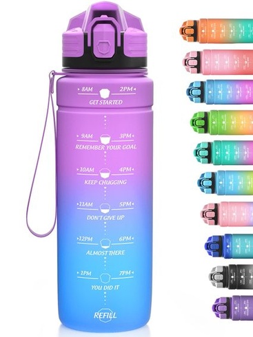 Športová fľaša na vodu 500ml, 700ml, 1l, 1,5l detská fľaša na vodu, nepriepustná, bez BPA,