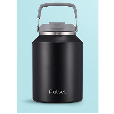 Izolovaná lahev Autsel černá, 2 l