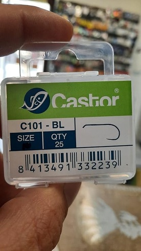 Rybárske háčiky Castor 101, 25 kusov