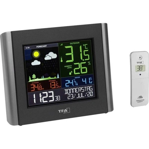 TFA View Meteo 35.8000.01 čierna - vrátené do 14 dní