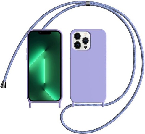 Pouzdro na telefon s náhrdelníkem, kompatibilní s Apple iPhone 13 Pro Max | Pouzdro s náhrdelníkem