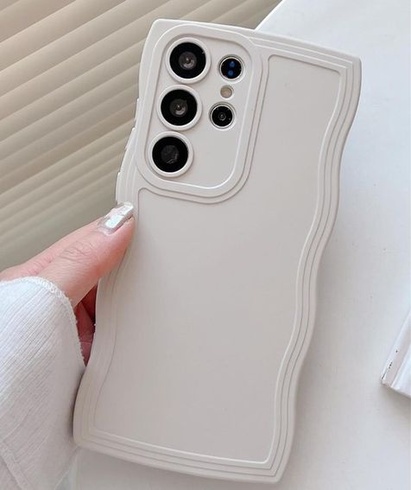Pouzdro pro Samsung Galaxy S20, jednobarevné velké vlny měkké silikonové TPU pouzdro na telefon