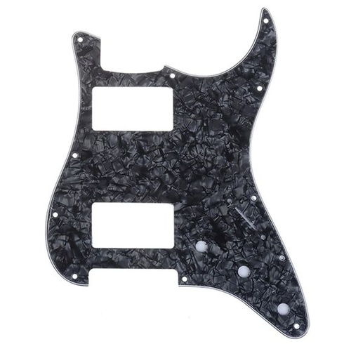Musically Pre 11 dier HH ST Pickguard 2 humbuckery 4-vrstvový Black Pearl 4-vrstvový, čierna perla