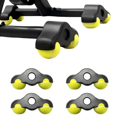 4 nožičky Rocker Plate pro trenažér Wahoo Kickr Core 2 s 8 tenisovými míčky