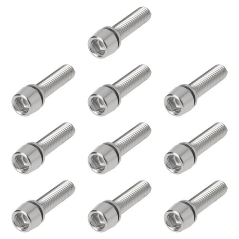 ECSiNG 10 ks skrutiek do riadidiel M5x20mm z nerezovej ocele pre hlavové zloženie pre horské a cestné