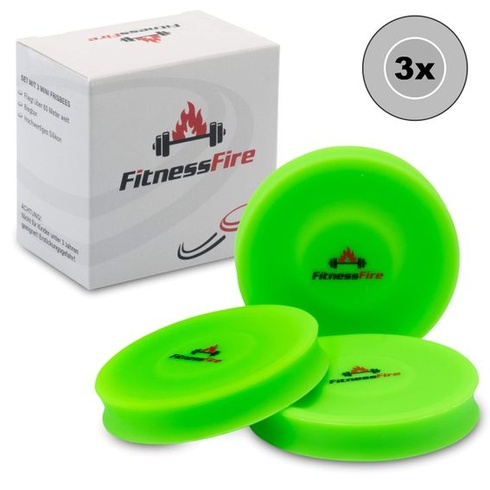 Sada 3 mini frisbees - Malé frisbee letí cez 60 metrov - Nový trendový šport - Alternatíva k