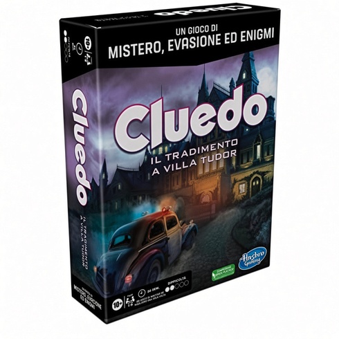 Spoločenská hra Cluedo Escape Zrada vo vile Tudor, talianska verzia, 1-6 hráčov - A