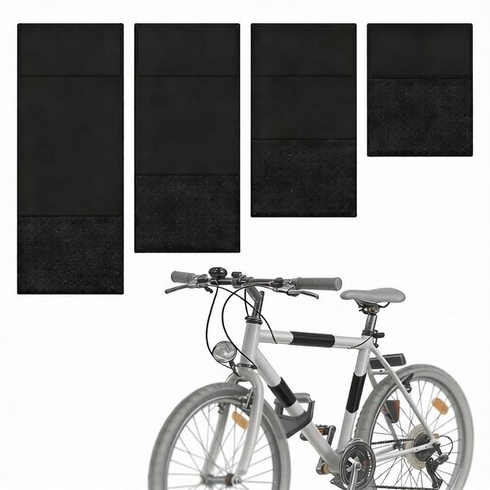 Chrániče rámu bicykla, sada 4 ks (neoprén) – ochrana karbónového rámu, ochrana proti preprave