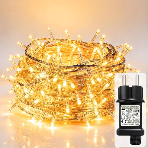Světelný řetěz Hopelit 100 m 800 LED teplá bílá
