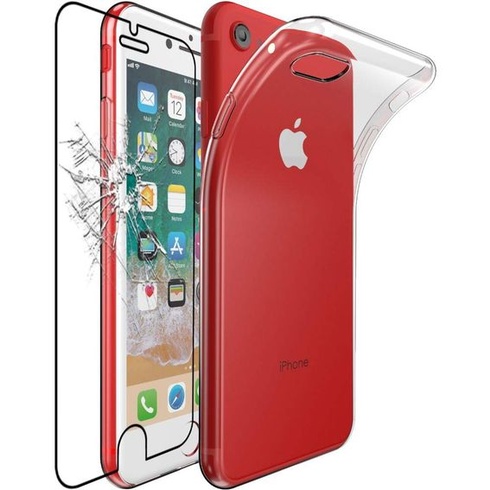 EbestStar - Púzdro pre iPhone 7 a iPhone 8, Silikónové púzdro na telefón, Priehľadné ochranné