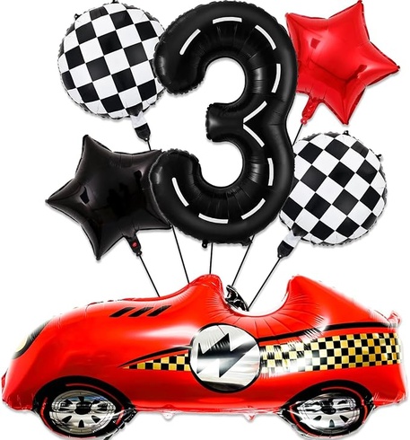 Súprava narodeninových balónikov 3roky cars