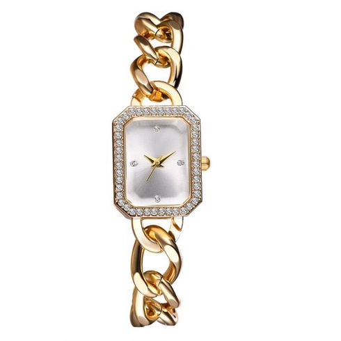 Dámske analógové quartzové náramkové hodinky JewelryWe, luxusná elegantná dátumovka, vodotesnosť 30