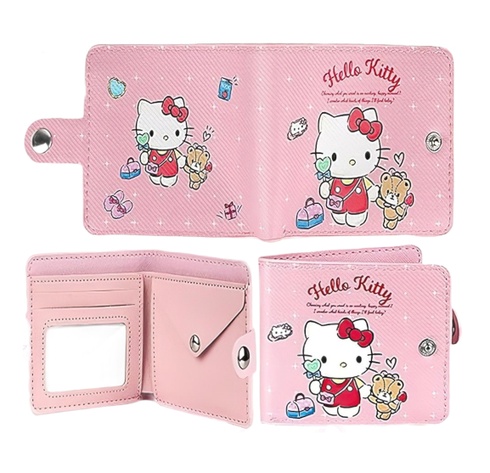 Detská peňaženka Hello Kitty so zapínaním