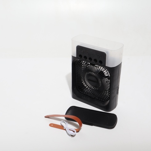 Přenosný ventilátor klimatizace, 4 v 1 osobní mini chladicí ventilátor s vodní mlhou, 3 rychlosti