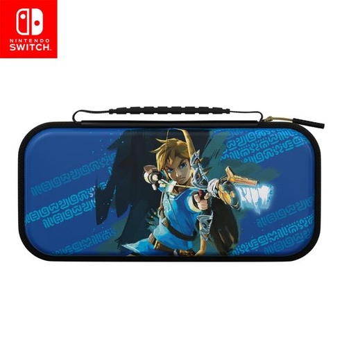 Cestovní pouzdro PDP Plus Glow Link Hero pro Nintendo Switch Link Hero žluté a modré