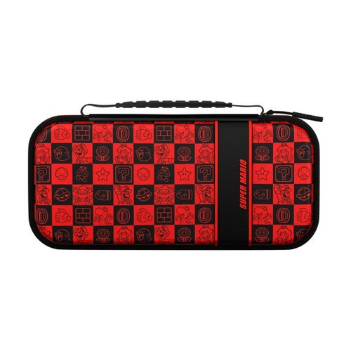 Cestovní pouzdro PDP Plus Glow Super Icon pro Nintendo Switch Super Icon, červené a černé
