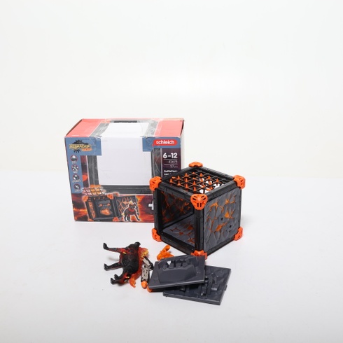 schleich 42674 BattleCave Lava Hyena, věk 7 a více, ELDRADOR CREATURES - Herní sada, 27 kusů