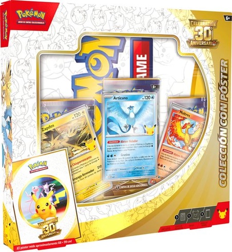 Pokémon: Kartová hra Pokémon TCG k 30. výročiu (3 promo karty, 1 plagát a 3 rozširujúce obálky)