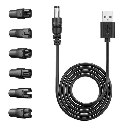 Univerzálny USB napájací kábel Flintronic, 5V nabíjací kábel so 6 zástrčkami, napájací