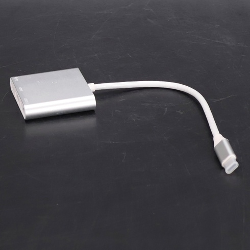 Viacportový adaptér Acer USB C HDMI, adaptér 4K HDMI USB C s PD 100W, dátový port USB 3.0 5 Gb/s,