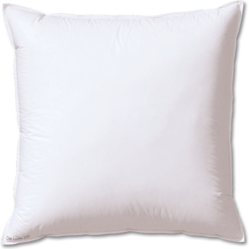 Vankúš z husacieho peria De Luxe 100, 80 x 80 cm, 550 g, biely