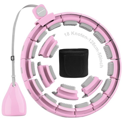 Múdra fitness obruč s pasovým pásom pre dospelých a začiatočníkov – tichá hula hoop na chudnutie, sa