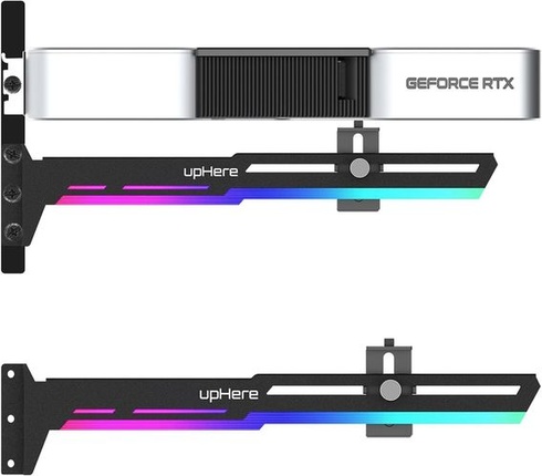 Herní grafická karta upHere Brace s ARGB LED synchronizací, nastavitelná v závislosti na grafické