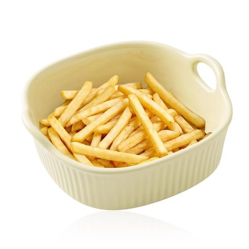 Keramická zapékací miska do fritézy, miska na lasagne 18,5 × 17 × 6 cm čtvercová zapékací miska
