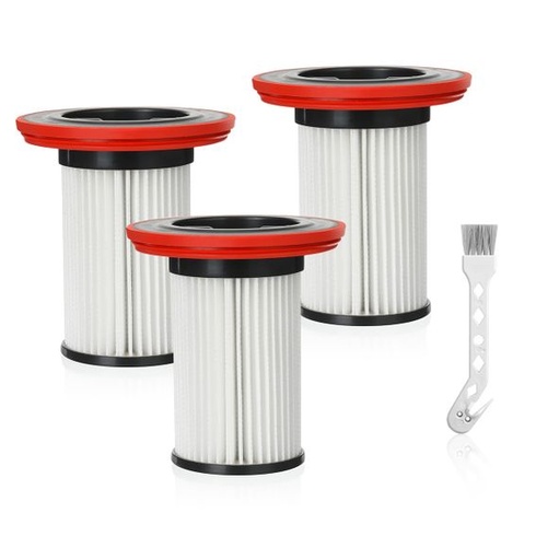 Filter LANMU 3 s čistiacou kefkou, súprava filtrov kompatibilná s vysávačmi Bosch Unlimited Gen2 Series