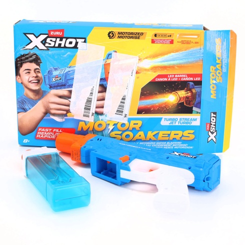 XSHOT Water Turbo Stream Motor Soaker od ZURU – Motorizovaný vodný tryskač s technológiou rýchleho