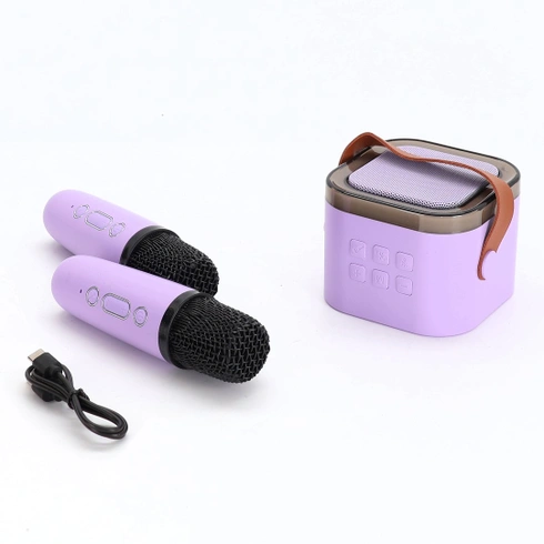 Karaoke automat pro děti i dospělé, mini karaoke mikrofon, bezdrátový, přenosný Bluetooth