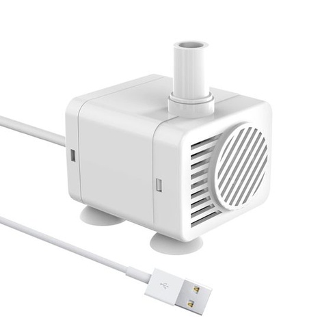 Mini vodné čerpadlo, USB, vodotesné, 200 l/h, 1,5 W, pre domácich miláčikov, akvárium, jazierko a