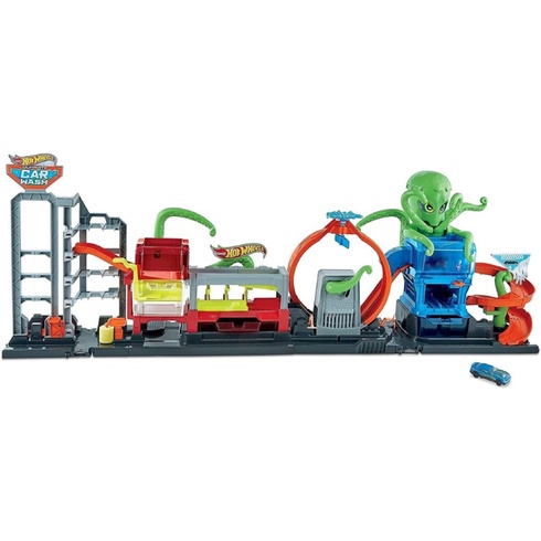 Hrací set umývačky áut s chobotnicou Color Reveal Ultimate Octo, 120 cm, viacfarebný - B