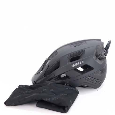 Cyklistická prilba Sena M1 EVO Smart Mountain Cycling Helma (matne čierna, M)