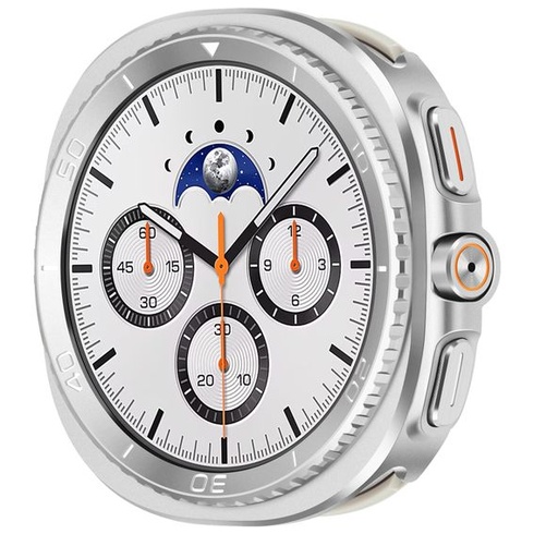 Puzdro Amizee kompatibilné s Samsung Galaxy Watch 9/8 40mm, strieborné/biele
