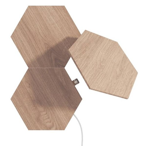 Nanoleaf Elements Hexagons Expansion Pack 3ks - drevo
