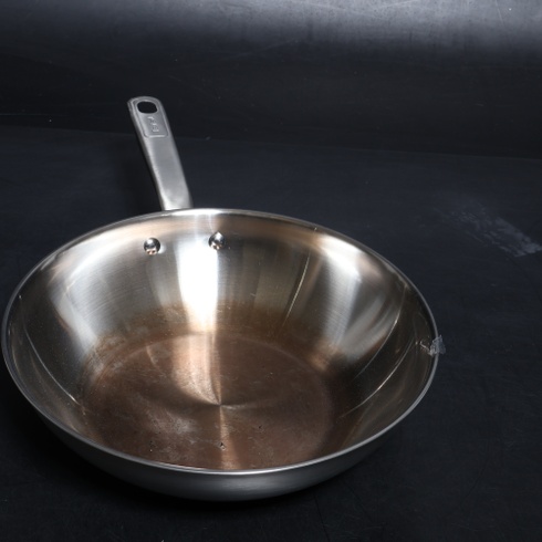 Wok panvica Tefal E49219 strieborná