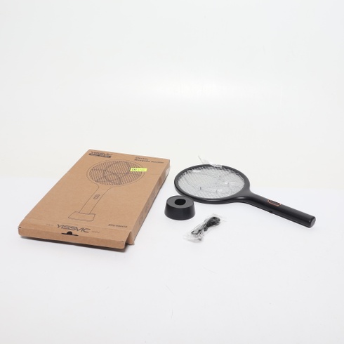 YISSVIC Elektrická moskytiéra 4000V 1500mAh s USB dobíjacím a 2v1 LED, 3vrstvová sieťovaná ochrana