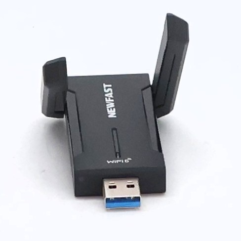NEWFAST Vysoce výkonný WiFi adaptér NF-U353, AXE5400 USB WiFi 6E adaptér | 6 GHz USB adaptér, WiFi,