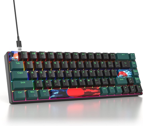 Mechanická klávesnica Solidee káblová RGB