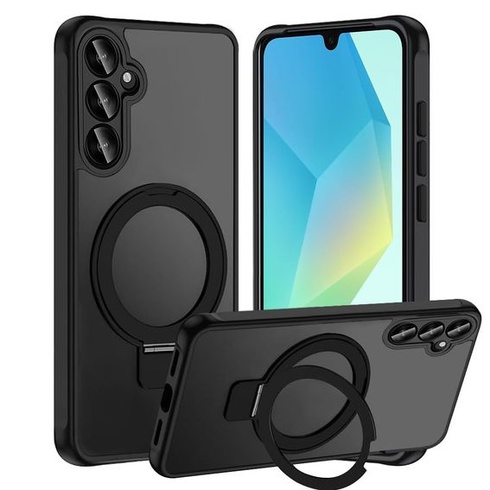 Púzdro Tawarror MagStand pre Samsung Galaxy A16 5G/4G, matné priesvitné magnetické ochranné púzdro