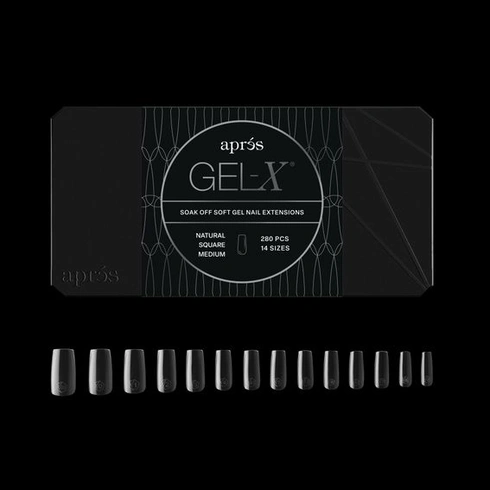 Apres Gel-X® hranaté nechtové tipy/ 280 kusov