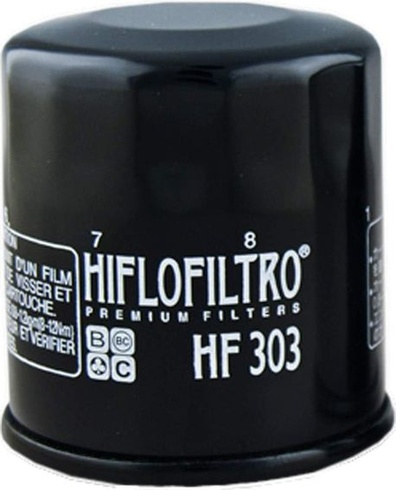 Hiflofiltro - Prémiový olejový filter HF303, čierny