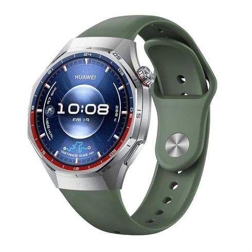 Náramok GIOPUEY kompatibilný s Huawei Watch GT 6 Pro 46mm, mäkký silikónový remienok [odolný proti